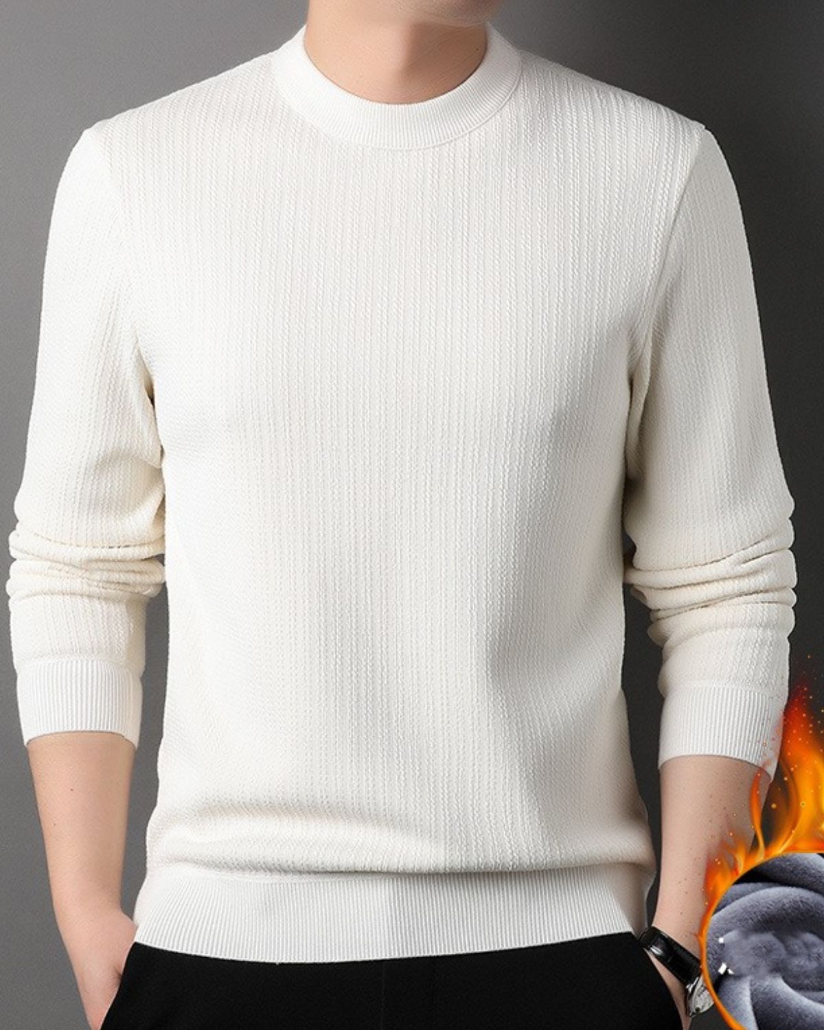 Max - Winter Round Neck Jumper For Men