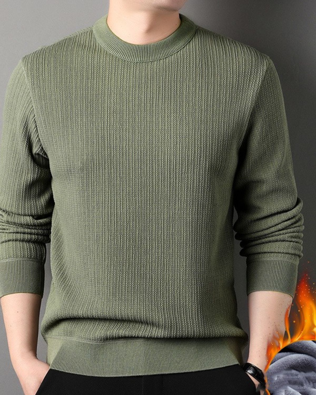 Max - Winter Round Neck Jumper For Men