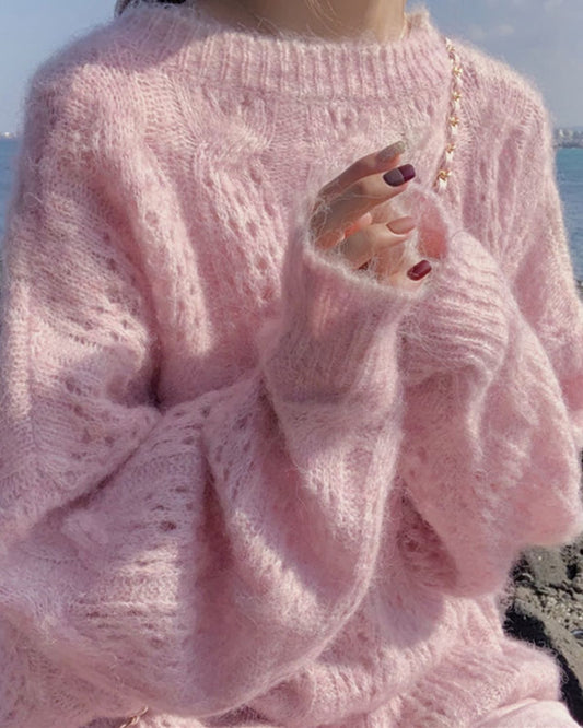 luna - Elegant Knitted Jumper For Women