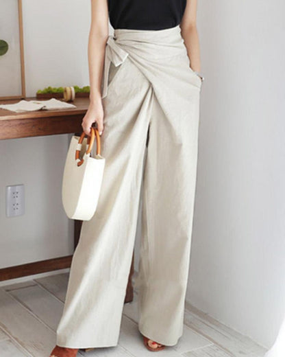 Elia - Stylish Solid Colour Trousers For Women