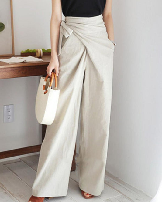 Elia - Stylish Solid Colour Trousers For Women
