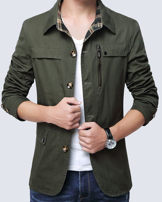 Jacob - Slim Light Jacket For Men