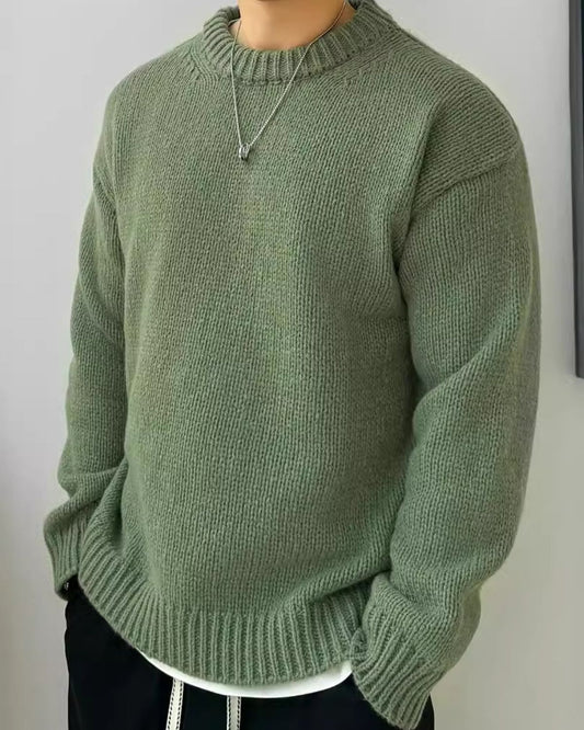 Noah - Solid Colour Knitted Jumper For Men