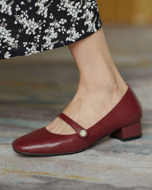Lina - Classic Leather Shoes For Women