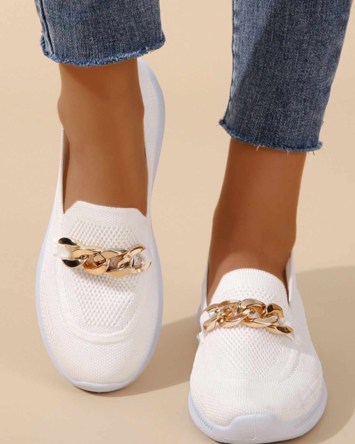 Lara - Mesh Flat Shoes For Women
