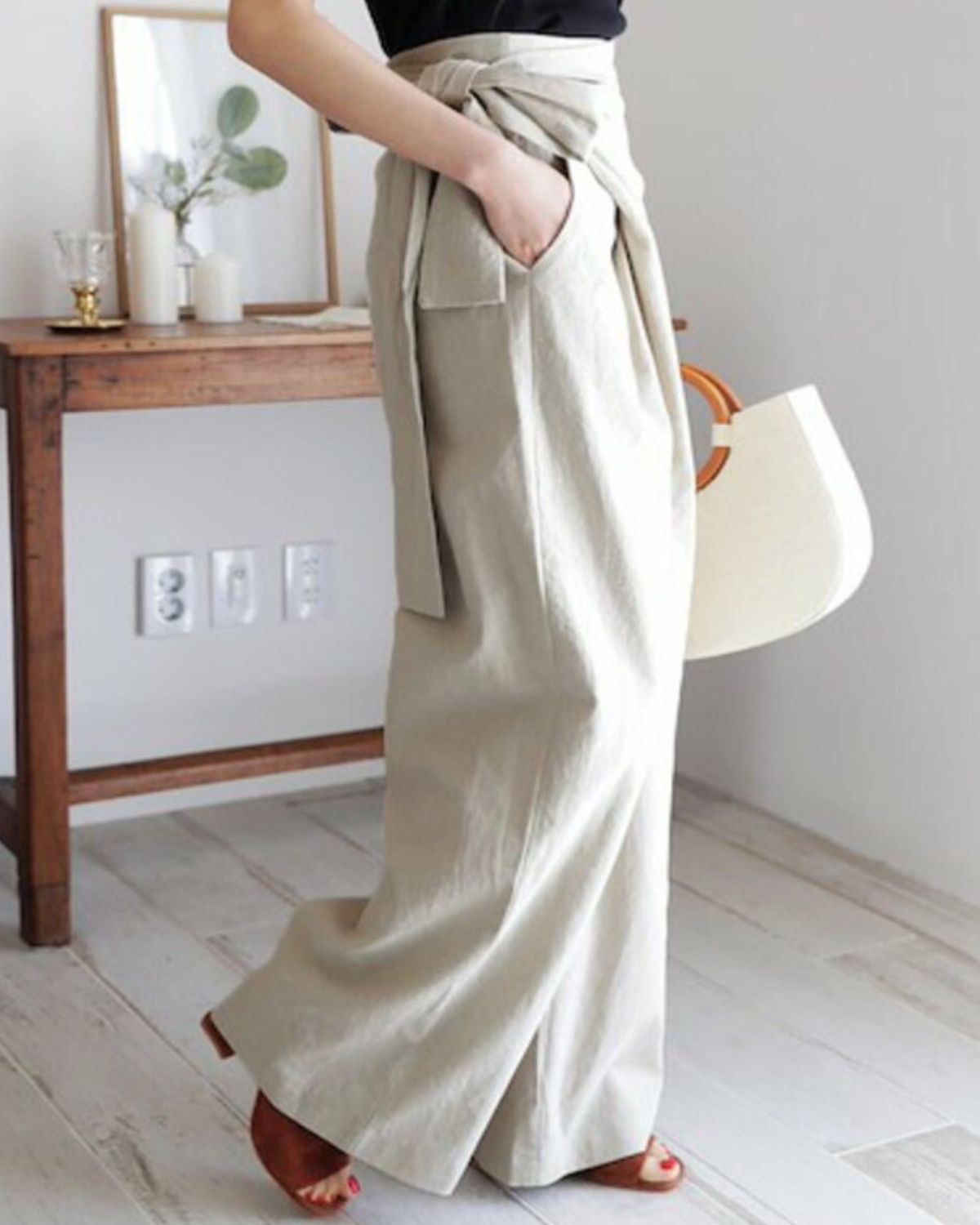 Elia - Stylish Solid Colour Trousers For Women