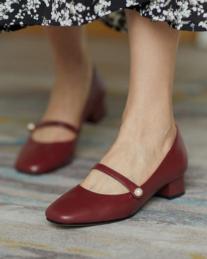 Lina - Classic Leather Shoes For Women