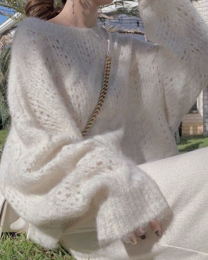luna - Elegant Knitted Jumper For Women