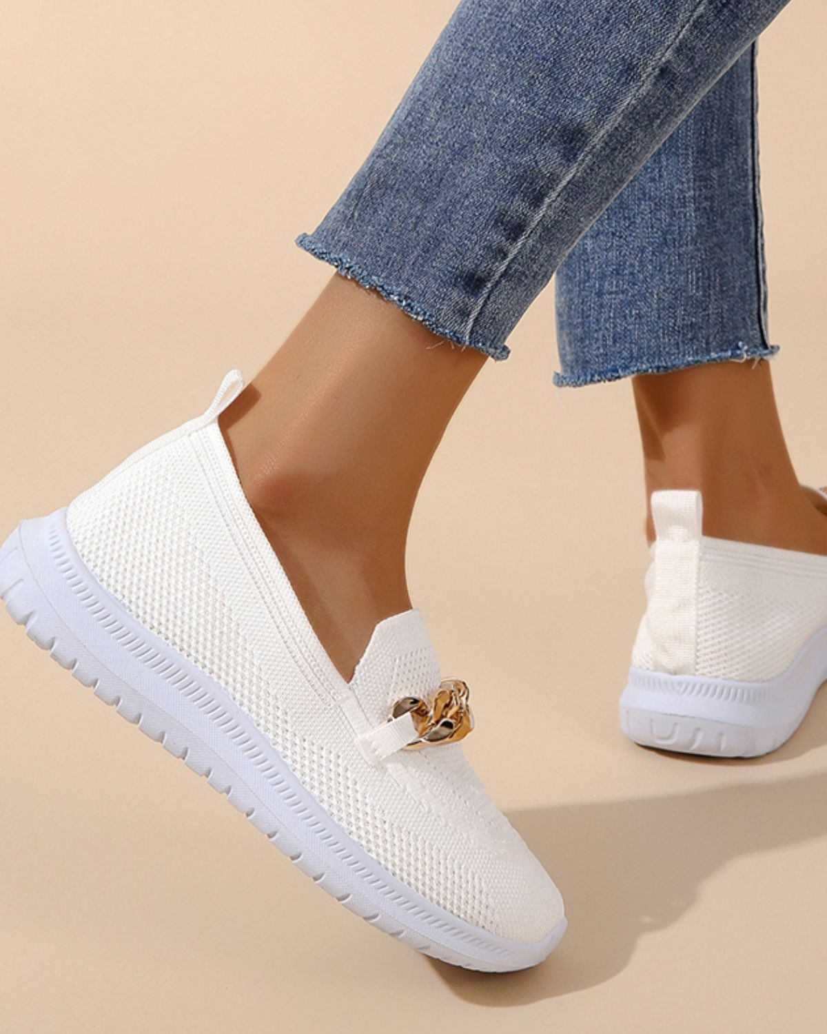 Lara - Mesh Flat Shoes For Women